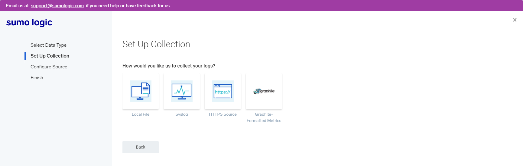 Choose HTTPS source